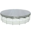 Piscine & Spa-vidaXL Intex Couverture de piscine ronde Deluxe 549 cm 28041