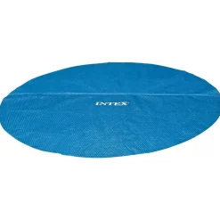 Piscine & Spa-vidaXL Intex Couverture solaire de piscine bleu 348 cm polyéthylène