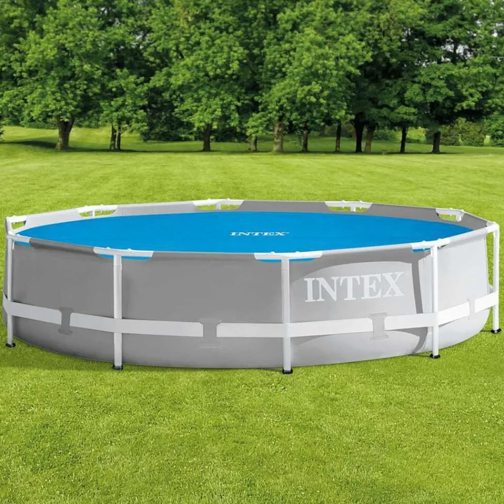Piscine & Spa-vidaXL Intex Couverture solaire de piscine bleu 290 cm polyéthylène