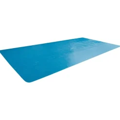 vidaXL Intex Couverture solaire de piscine bleu 378x186 cm polyéthylène