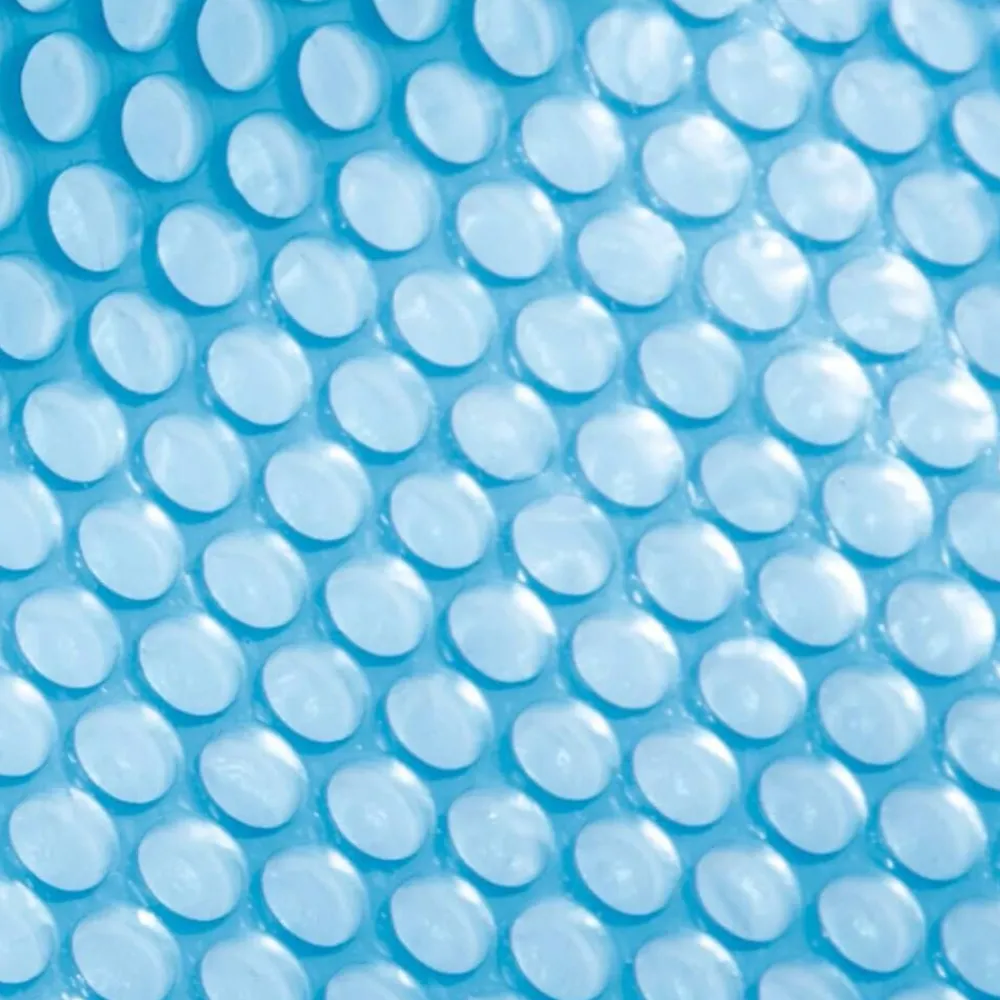 vidaXL Intex Couverture solaire de piscine bleu 378x186 cm polyéthylène