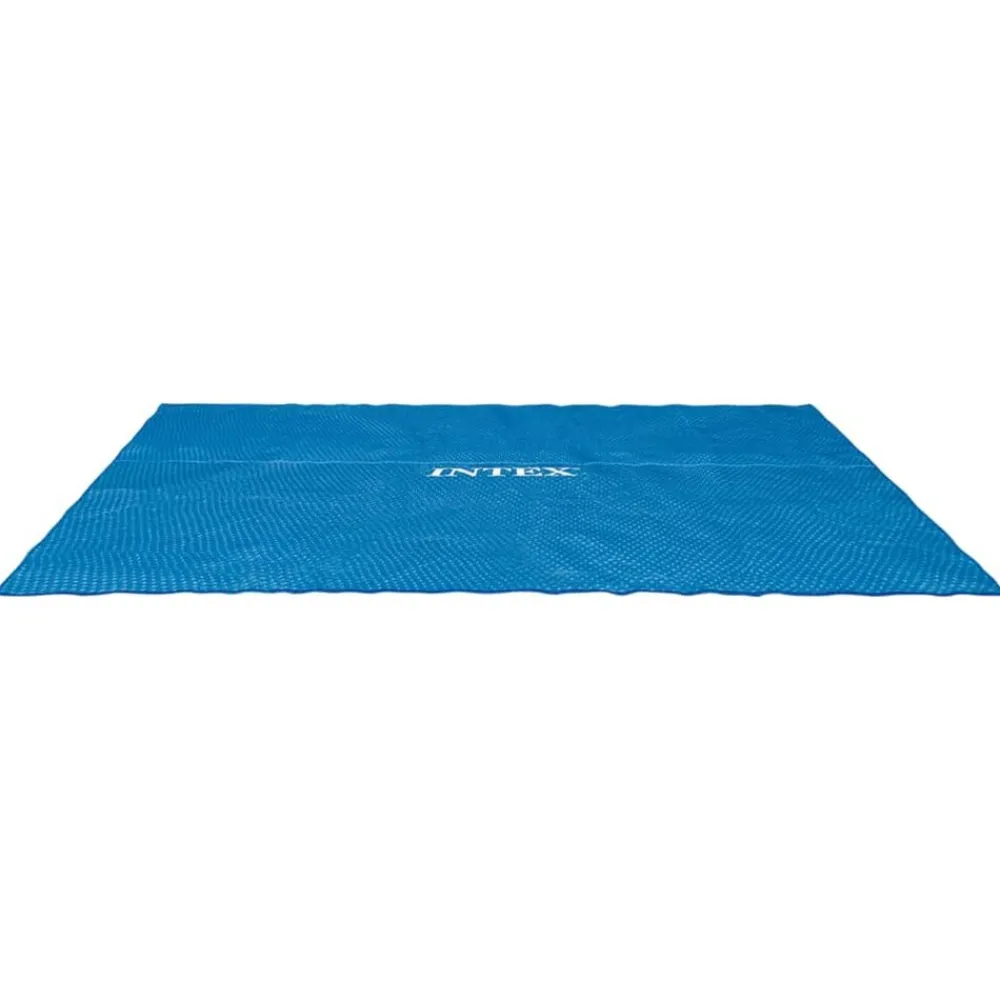 Piscine & Spa-vidaXL Intex Couverture solaire de piscine Bleu 538x253 cm Polyéthylène