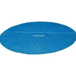 Piscine & Spa-vidaXL Intex Couverture solaire de piscine bleu 538 cm polyéthylène