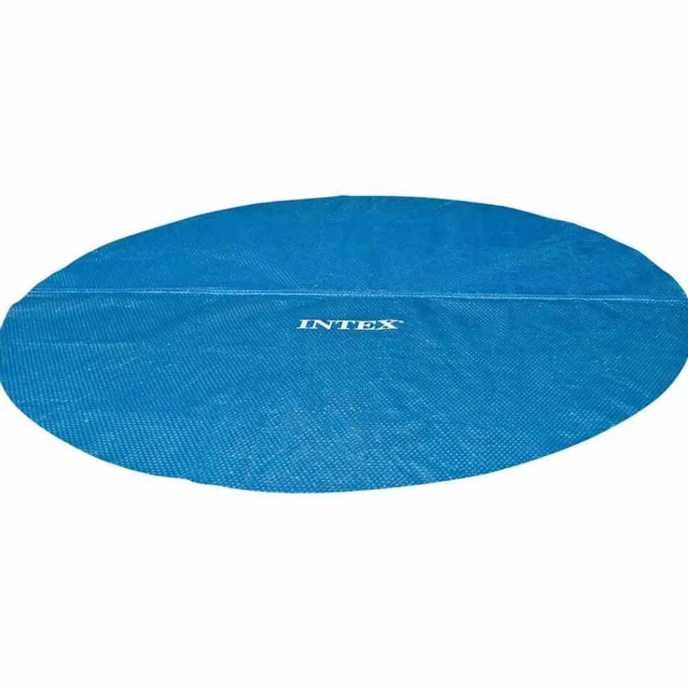 vidaXL Intex Couverture solaire de piscine Bleu 290 cm Polyéthylène