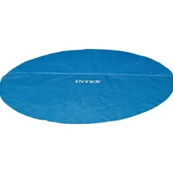 Piscine & Spa-vidaXL Intex Couverture solaire de piscine bleu 448 cm polyéthylène