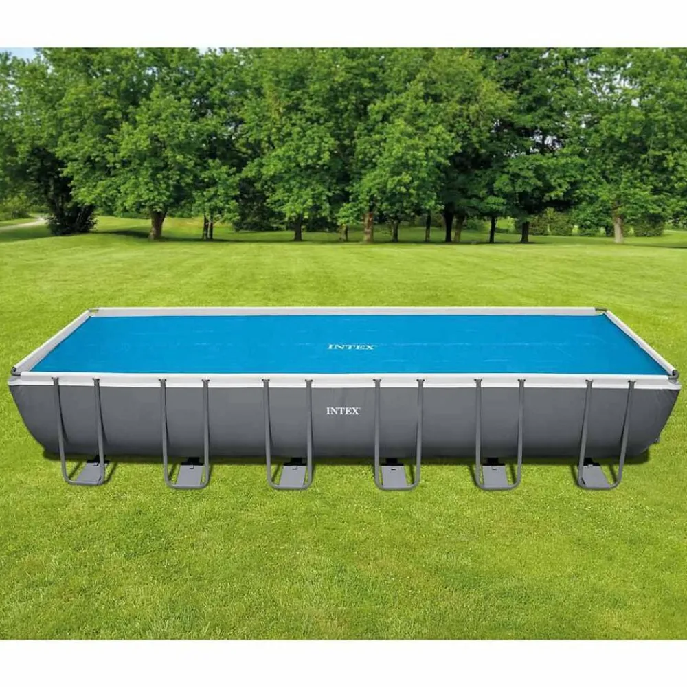 Piscine & Spa-vidaXL Intex Couverture solaire de piscine bleu 716x346 cm polyéthylène