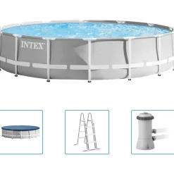 Piscine & Spa-vidaXL Intex Ensemble de piscine Prism Frame Premium 427x107 cm