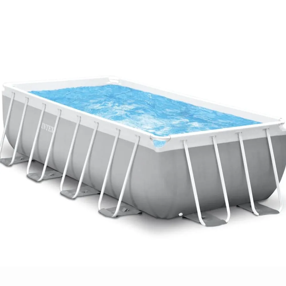 Piscine & Spa-vidaXL Intex Ensemble de piscine Prism Frame Rectangulaire 400x200x100 cm