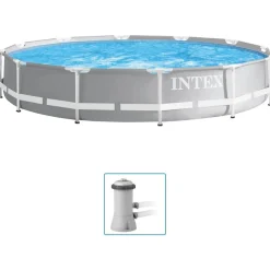 vidaXL Intex Ensemble de piscine Prism Frame Premium 366x76 cm
