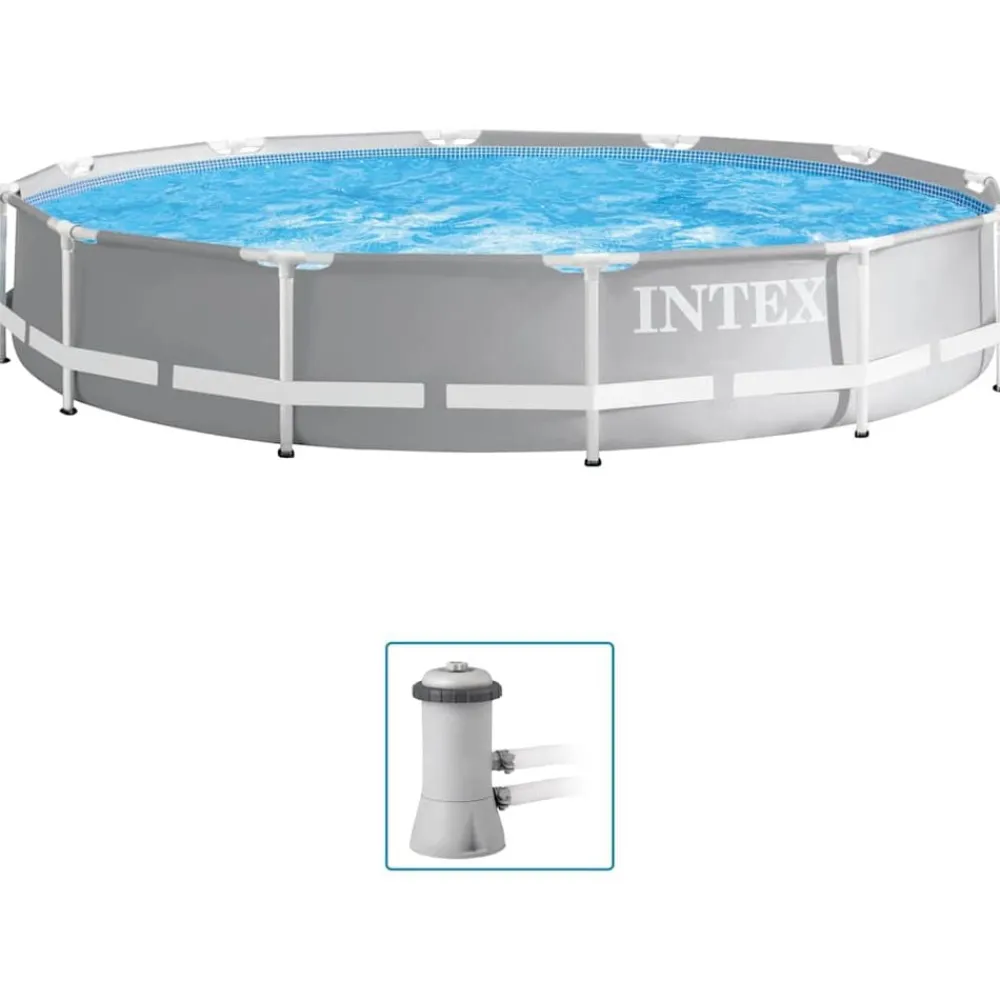 vidaXL Intex Ensemble de piscine Prism Frame Premium 366x76 cm