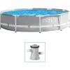 vidaXL Intex Ensemble de piscine Prism Frame Premium 305x76 cm