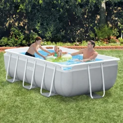 Piscine & Spa-vidaXL Intex Ensemble de piscine Prism Frame rectangulaire 300x175x80 cm