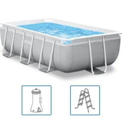 Piscine & Spa-vidaXL Intex Ensemble de piscine Prism Frame Rectangulaire 300x175x80 cm