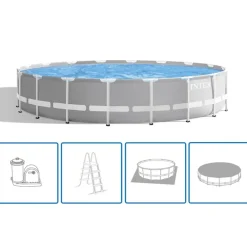 Piscine & Spa-vidaXL Intex Ensemble de piscine ronde Prism Frame 549x122 cm 26732GN