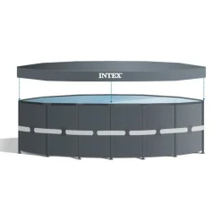 Piscine & Spa-vidaXL Intex Ensemble de piscine ronde Ultra XTR Frame 732 x 132 cm 26340GN