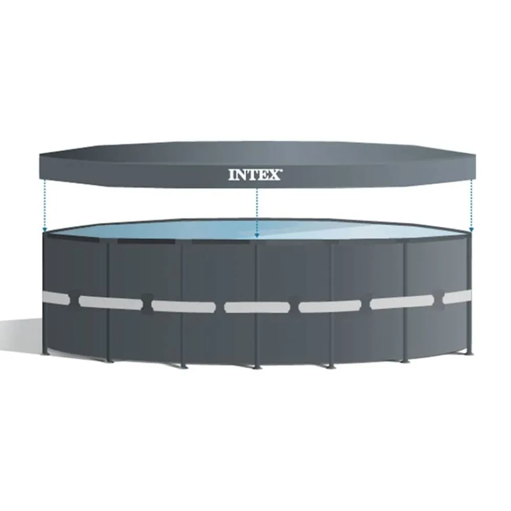 Piscine & Spa-vidaXL Intex Ensemble de piscine ronde Ultra XTR Frame 732 x 132 cm 26340GN