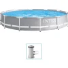 Piscine & Spa-vidaXL Intex Ensemble de piscine Prism Frame Premium 366x76 cm