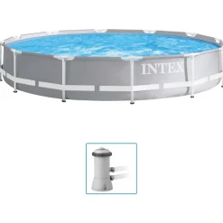 Piscine & Spa-vidaXL Intex Ensemble de piscine Prism Frame Premium 366x76 cm