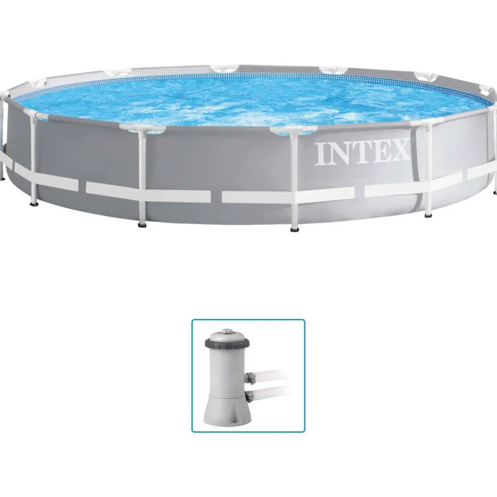 Piscine & Spa-vidaXL Intex Ensemble de piscine Prism Frame Premium 366x76 cm