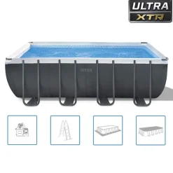 vidaXL Intex Ensemble de piscine Ultra XTR Frame Rectangulaire 549x274x132 cm
