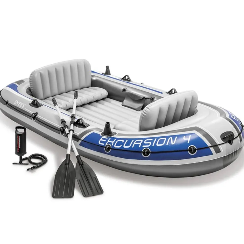 Loisirs De Plein Air-vidaXL Intex Jeu de bateau gonflable avec rames et pompe 68324NP