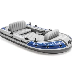 Loisirs De Plein Air-vidaXL Intex Jeu de bateau gonflable avec rames et pompe 68324NP