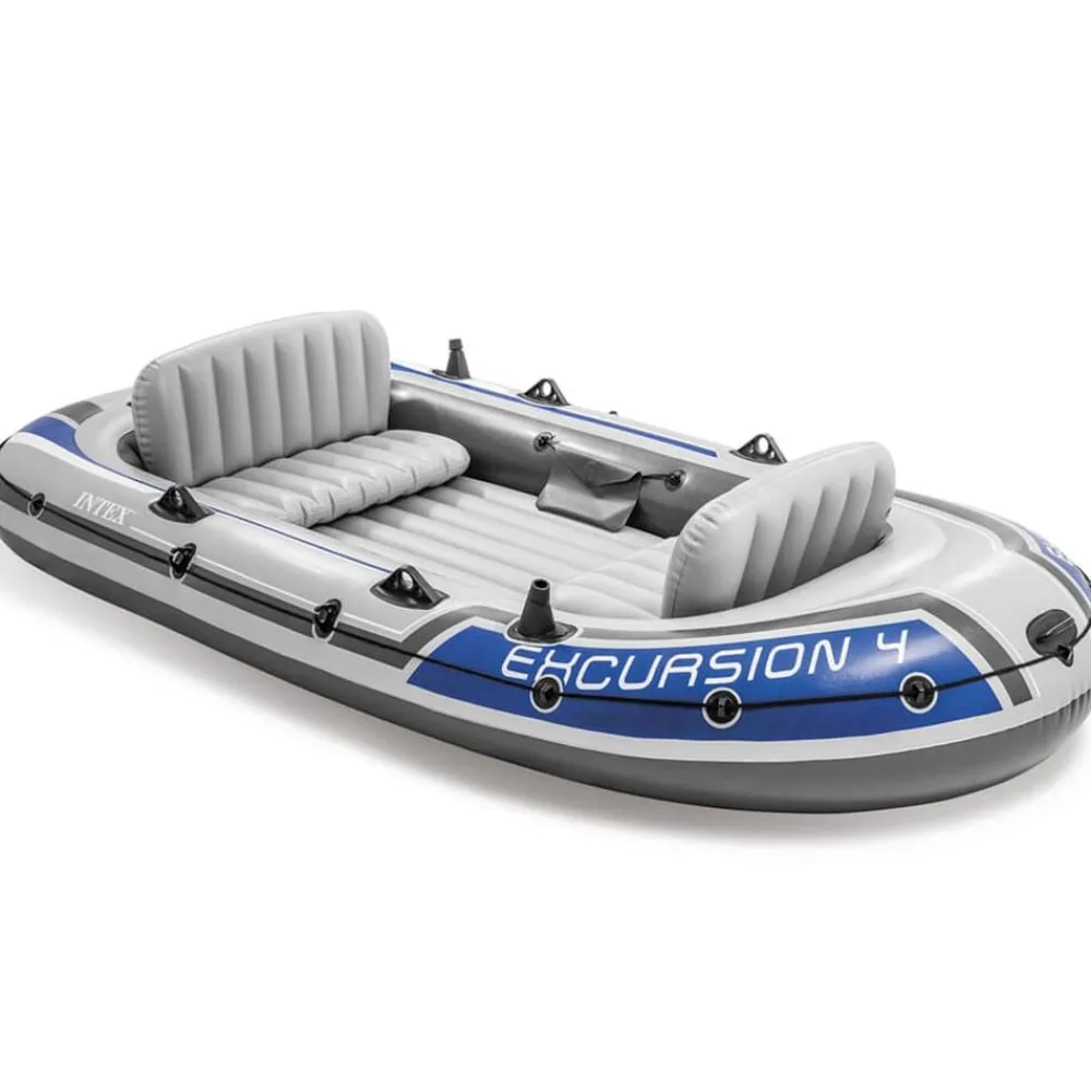 Loisirs De Plein Air-vidaXL Intex Jeu de bateau gonflable avec rames et pompe 68324NP