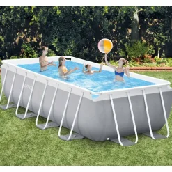 Piscine & Spa-vidaXL Intex Jeu de piscine rectangulaire Prism Frame 488x244x107 cm 26792GN