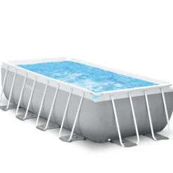 Piscine & Spa-vidaXL Intex Jeu de piscine rectangulaire Prism Frame 488x244x107 cm 26792GN