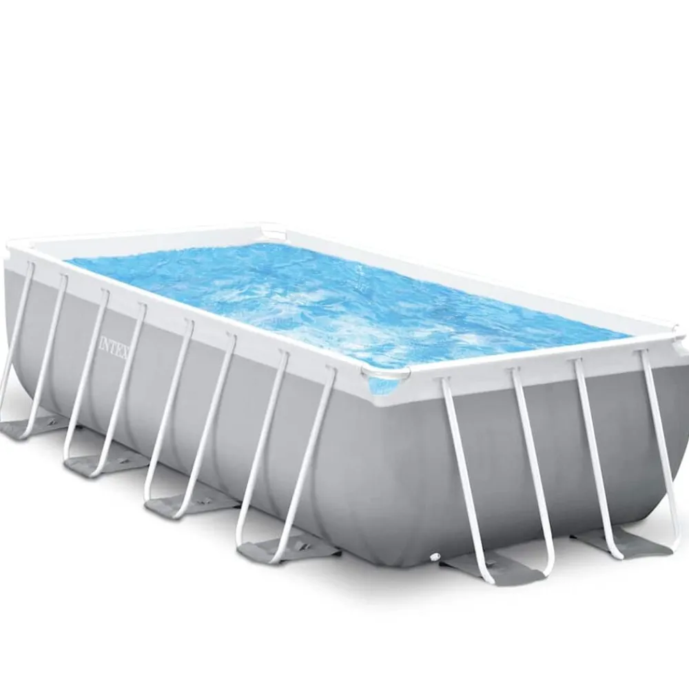 Piscine & Spa-vidaXL Intex Jeu de piscine rectangulaire Prism Frame 488x244x107 cm 26792GN