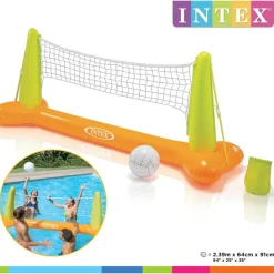vidaXL Intex Jeu de volley-ball de piscine 239x64x91 cm