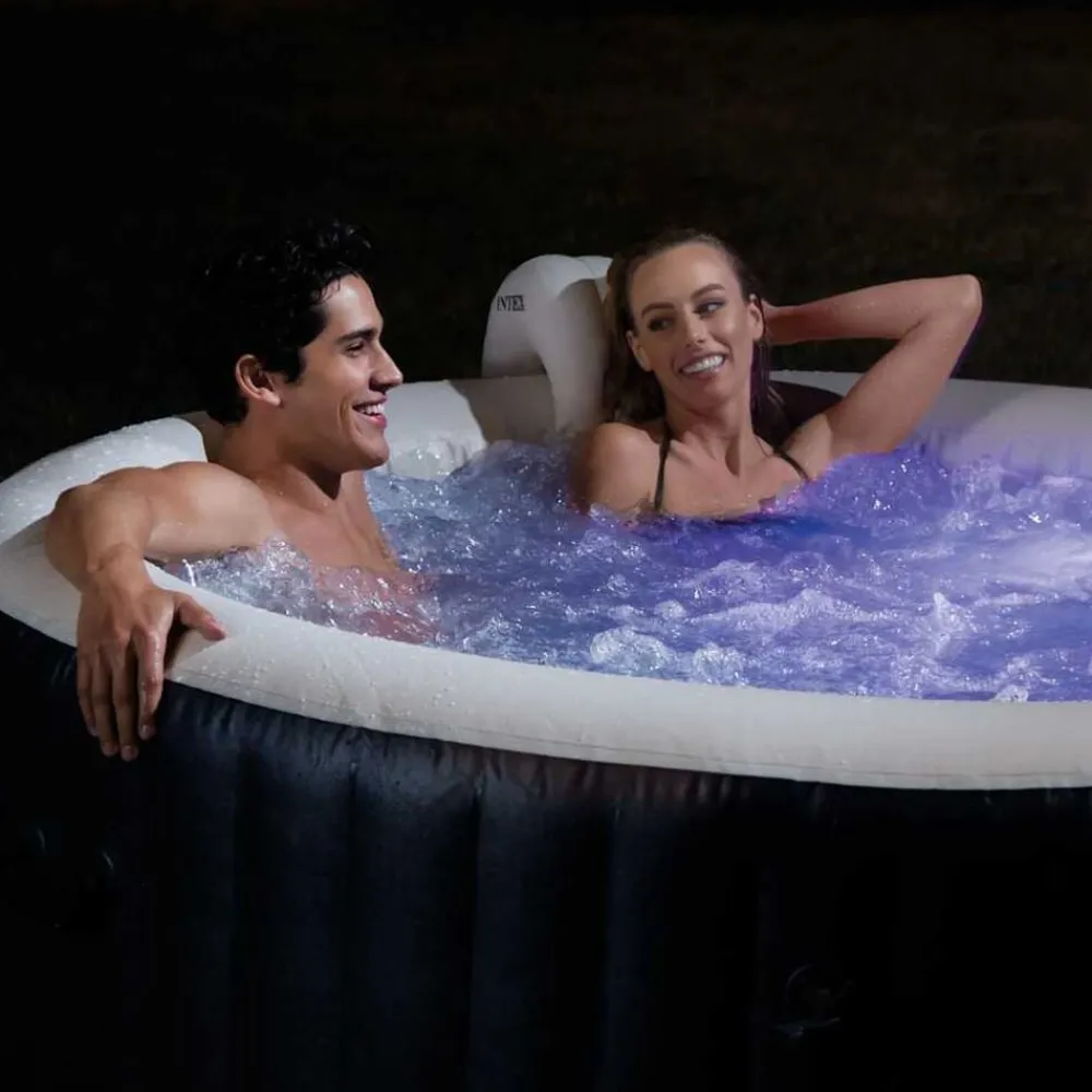 Piscine & Spa-vidaXL Intex Lampe à LED multicolore pour Bubble Spa 28503