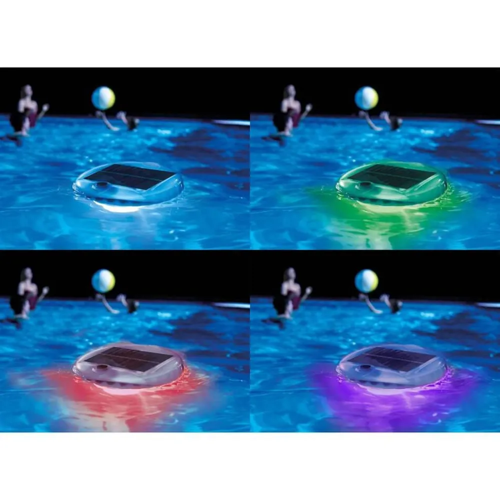 Luminaires-vidaXL Intex Lampe solaire à LED flottante pour piscine