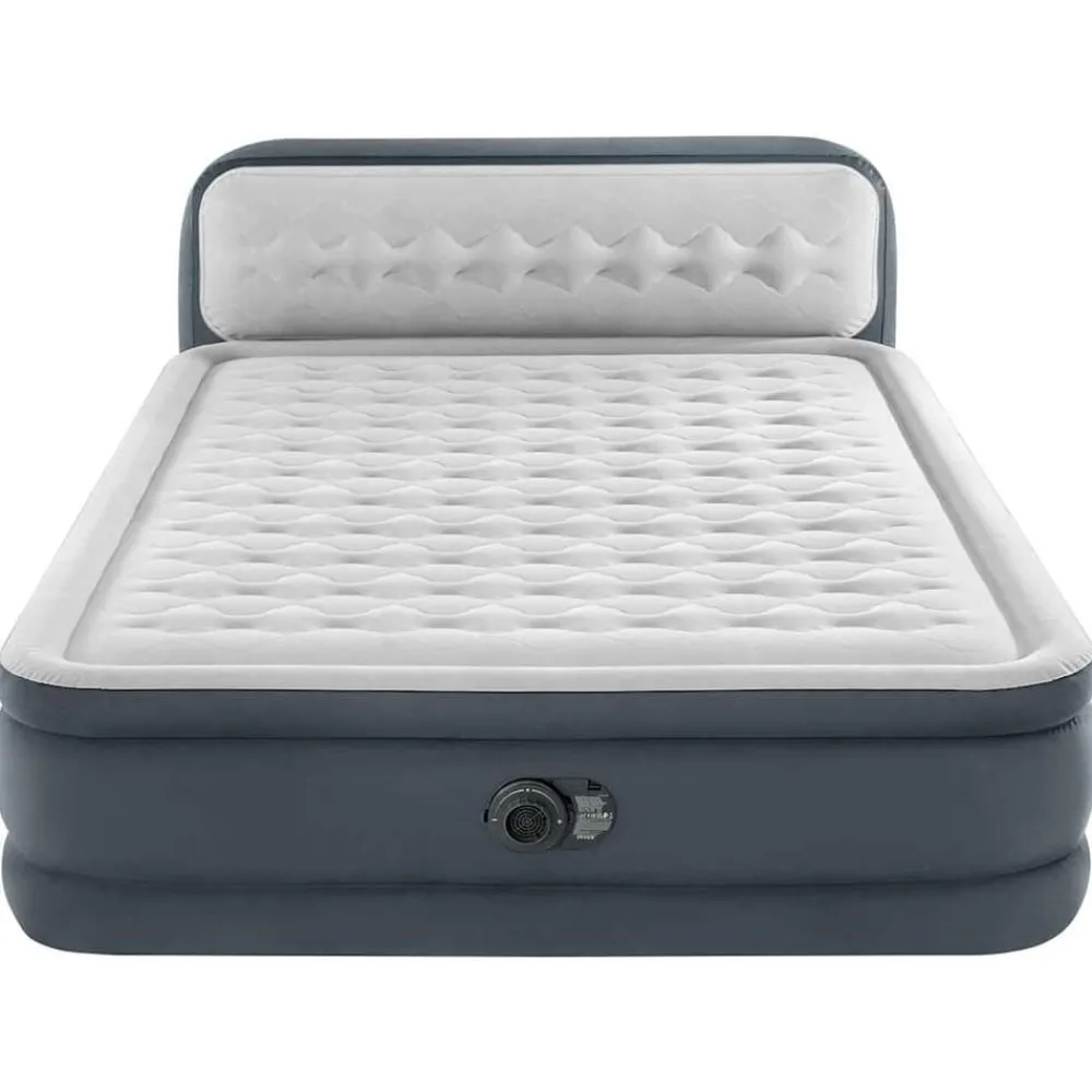 vidaXL Intex Lit gonflable Dura-Beam Deluxe Ultra Plush Headboard Queen 86 cm