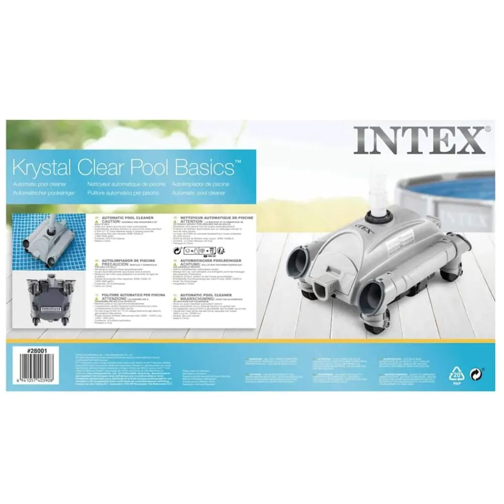 vidaXL Intex Nettoyeur automatique de piscines hors sol 28001