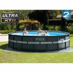 Piscine & Spa-vidaXL Intex Piscine à cadre Ultra XTR pompe de filtration à sable 549x132cm