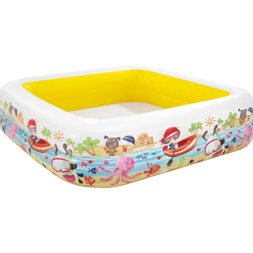 vidaXL Intex Piscine à parasol gonflable 157x157x122 cm