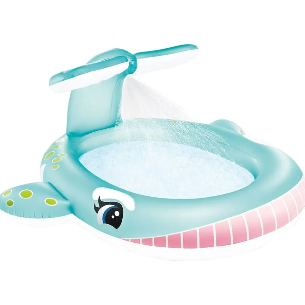 vidaXL Intex Piscine à pulvérisation Forme de baleine 201x196x91 cm