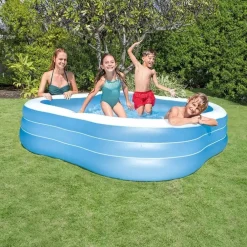 vidaXL Intex Piscine Beach Wave 229x229x56 cm 57495NP