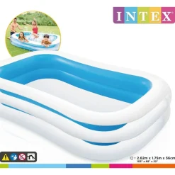 Piscine & Spa-vidaXL Intex Piscine familiale Swim Center 262x175x56 cm