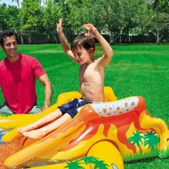 Piscine & Spa-vidaXL Intex Piscine gonflable Dinosaur Play Center 249x191x109 cm 57444NP
