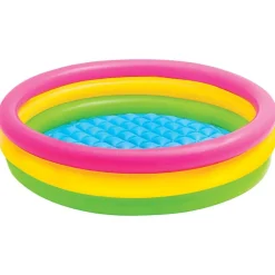 Piscine & Spa-vidaXL Intex Piscine gonflable Sunset 3 anneaux 147x33 cm