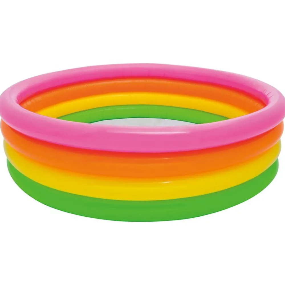 vidaXL Intex Piscine gonflable Sunset 4 anneaux 168x46 cm