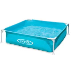 Piscine & Spa-vidaXL Intex Piscine hors sol Mini Frame 122 x 122 x 30 cm 57173NP