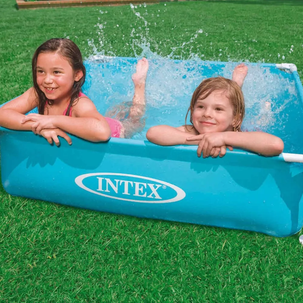 Piscine & Spa-vidaXL Intex Piscine hors sol Mini Frame 122 x 122 x 30 cm 57173NP