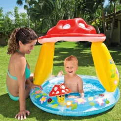 Piscine & Spa-vidaXL Intex Piscine pour bébé en forme de champignon 57114NP