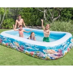 vidaXL Intex Piscine Swim Center Family 305x183x56 cm Design de vie marine