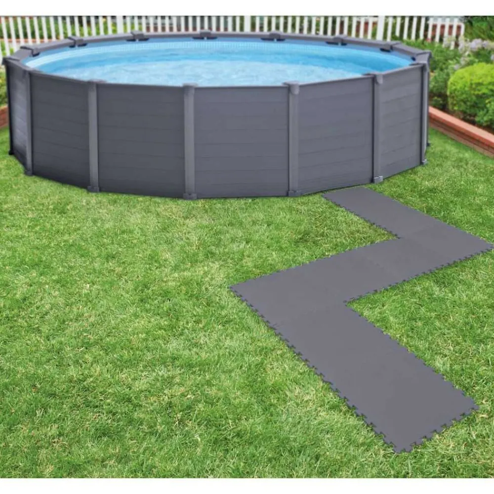 vidaXL Intex Protecteur de sol rembourré verrouillable 8pcs 50x50x0,5cm 1,9m²