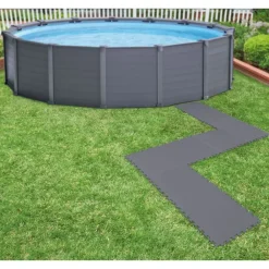 Piscine & Spa-vidaXL Intex Protecteur de sol rembourré verrouillable 8pcs 50x50x0,5cm 1,9m²