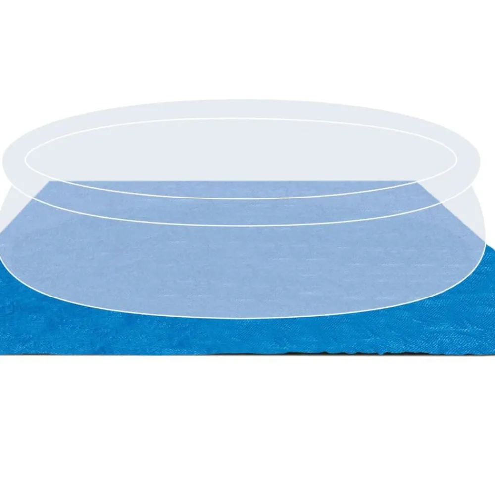 vidaXL Intex Tapis carré de sol pour piscine 472 x 472 cm 28048